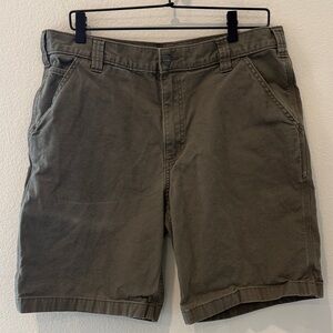 Carhartt Men's Dark Olive Cargo Shorts